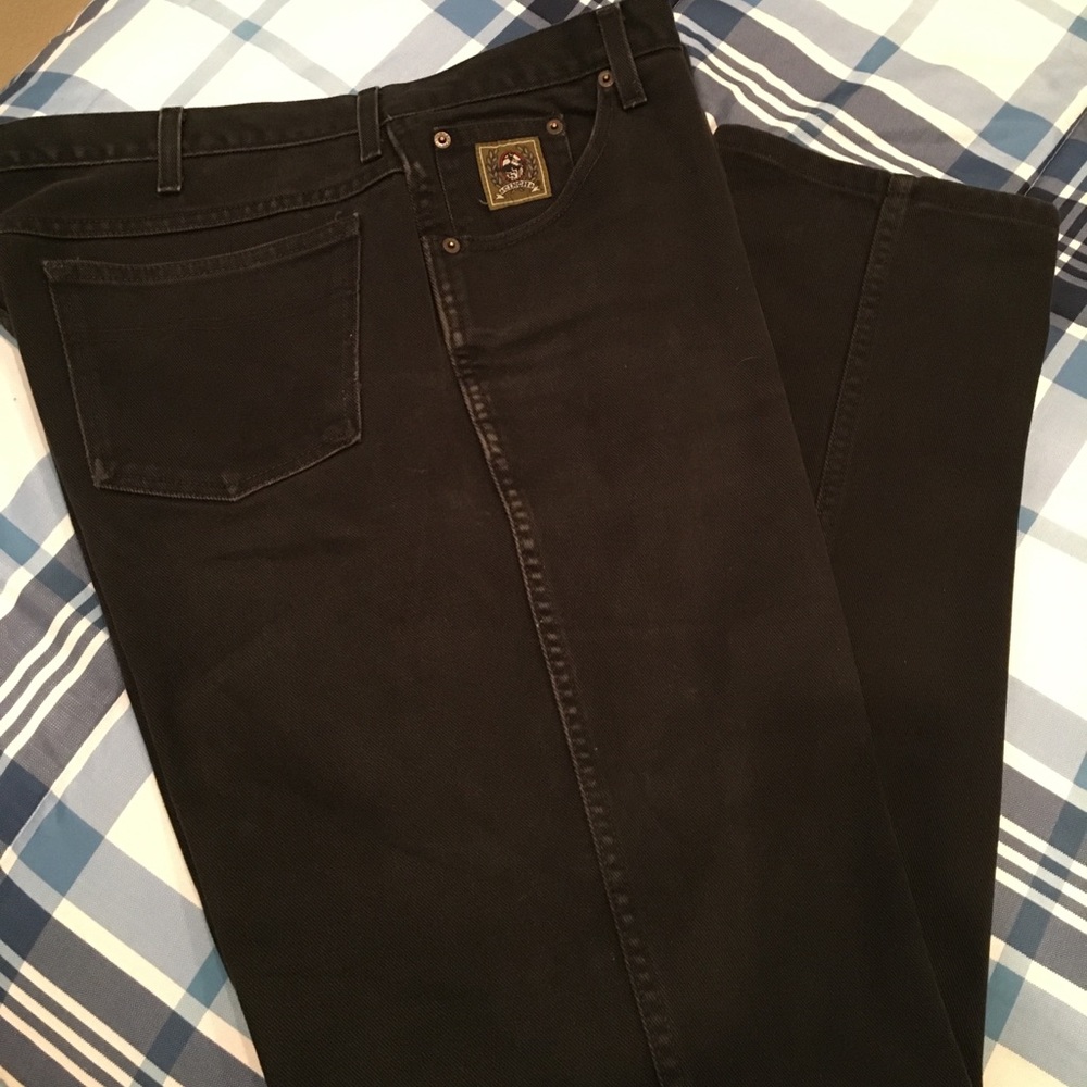 Black Cinch jeans green label 38x34